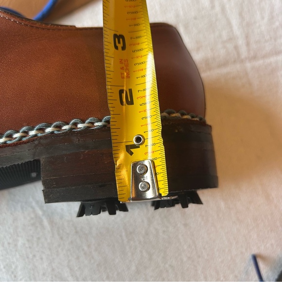 Crary Brand New Handmade Men's Leather Spiked Golf Shoes Vibram Sole Size 13 - Picture 7 of 12